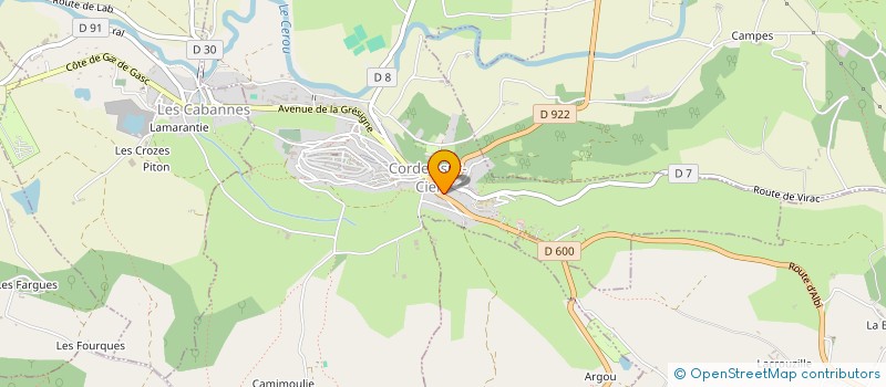 localisation de l'entreprise DAC APO à CORDES-SUR-CIEL