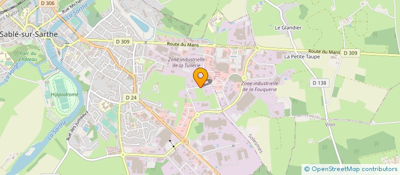 localisation de l'entreprise DAC AUDIT CONSEIL EXPERTISE à SABLE SUR SARTHE
