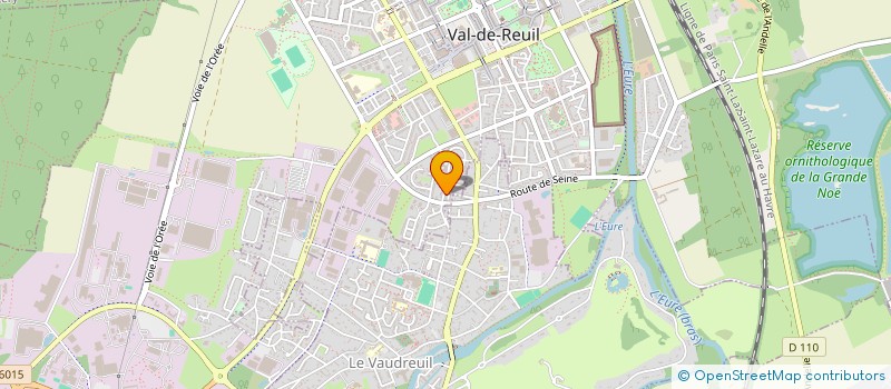 localisation de l'entreprise DAC IMMO  VAL-DE-REUIL