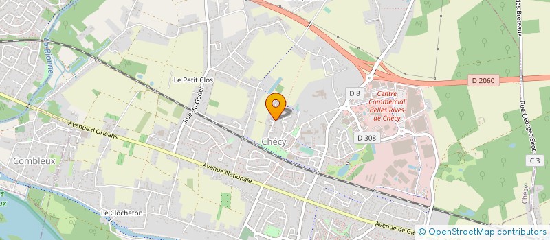 localisation de l'entreprise DAC INFORMATIQUE à CHECY