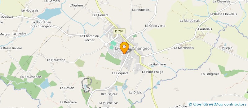 localisation de l'entreprise DAC'INVEST  LIVRE-SUR-CHANGEON