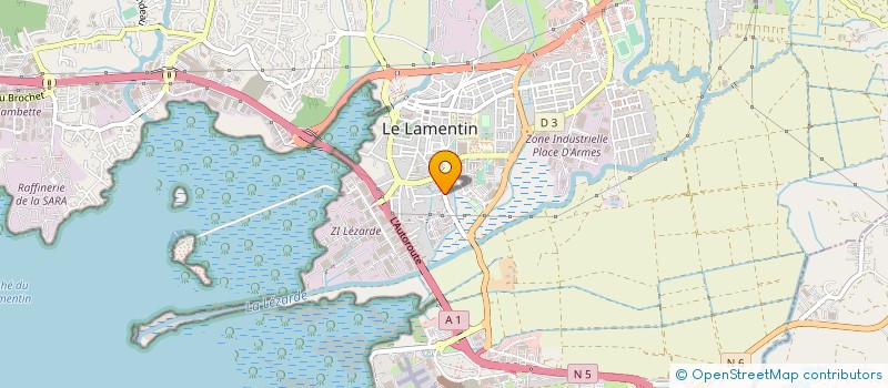 localisation de l'entreprise DAC MARTINIQUE à LE LAMENTIN