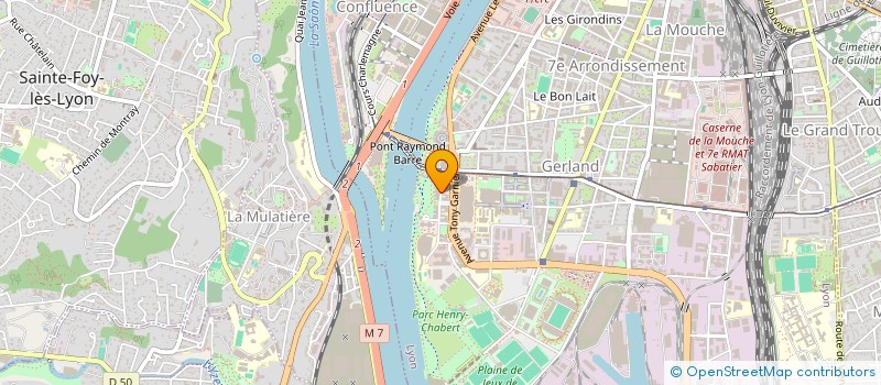 localisation de l'entreprise DAC METROPOLE DE LYON à LYON