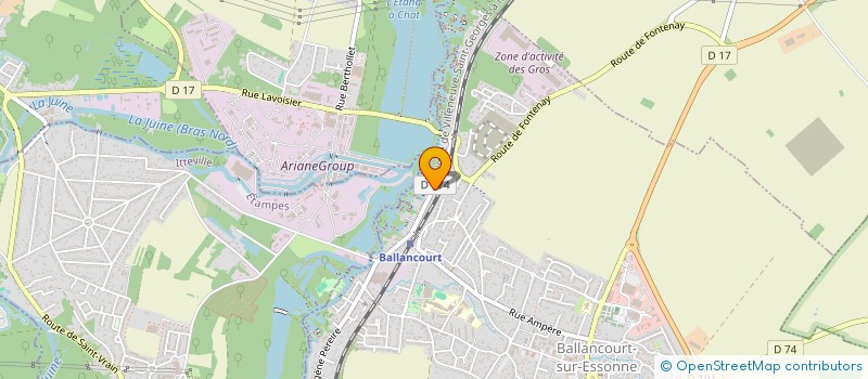 localisation de l'entreprise DAC PROD à BALLANCOURT-SUR-ESSONNE