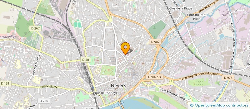 localisation de l'entreprise DAC'STYLE à NEVERS