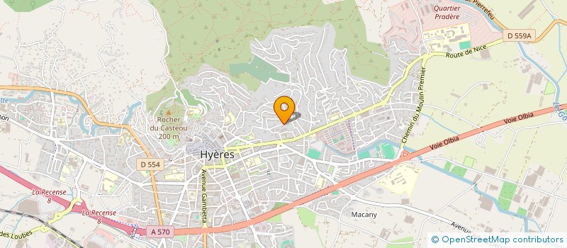 localisation de l'entreprise DAC VAR OUEST à HYERES