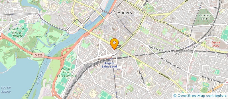 localisation de l'entreprise DACA à ANGERS
