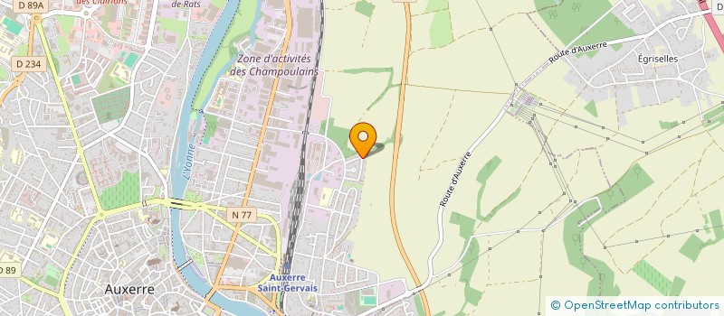 localisation de l'entreprise DACA à AUXERRE
