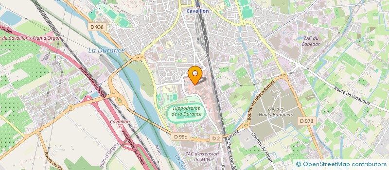 localisation de l'entreprise DACA à CAVAILLON