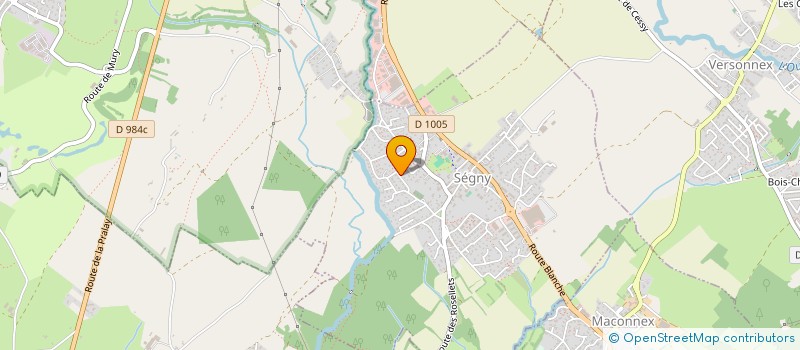 localisation de l'entreprise DACA  SEGNY