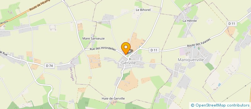 localisation de l'entreprise DACALUMICYTO  GERVILLE