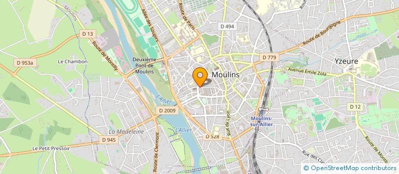 localisation de l'entreprise DACAR à MOULINS