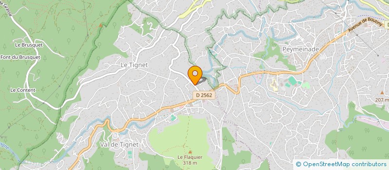 localisation de l'entreprise DACARI à LE TIGNET