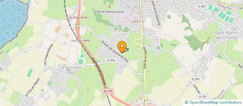 localisation de l'entreprise DACAVAL  LE VAL-SAINT-PERE