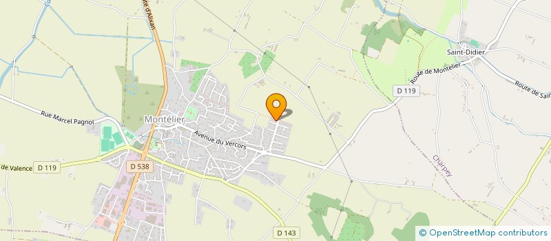 localisation de l'entreprise DACC  MONTELIER