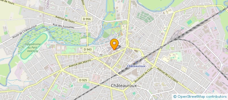 localisation de l'entreprise DACC DISTRIBUTION à CHATEAUROUX