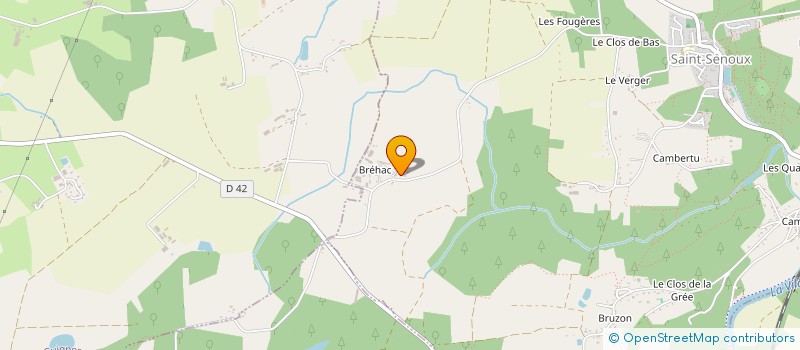 localisation de l'entreprise DACCO à SAINT-SENOUX