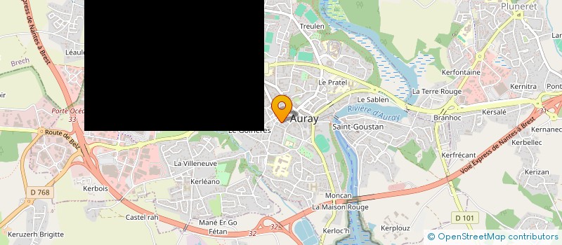 localisation de l'entreprise DACCORD à AURAY