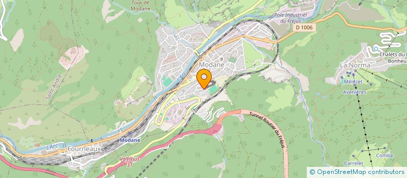 localisation de l'entreprise DACEFRELU  MODANE