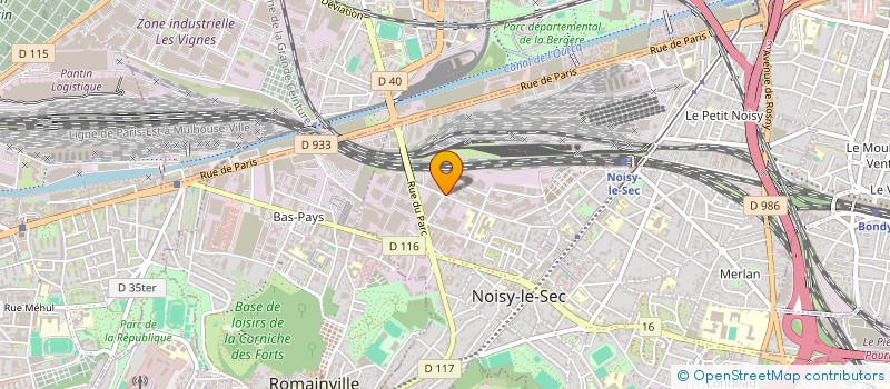 localisation de l'entreprise DACEKE à NOISY-LE-SEC