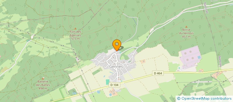 localisation de l'entreprise DACH  GENNES