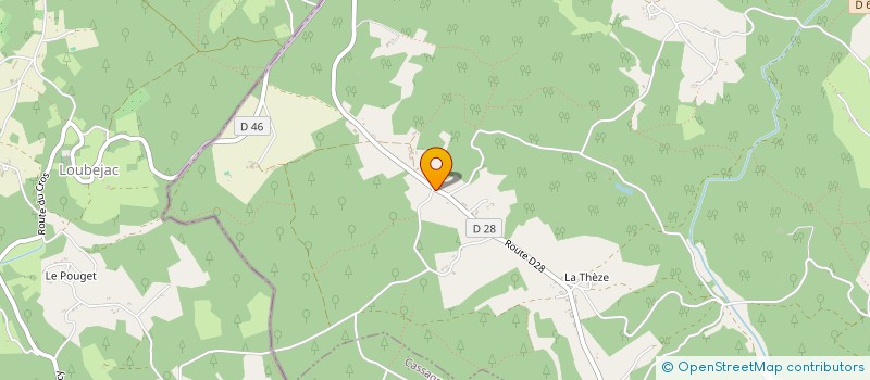 localisation de l'entreprise DACH S & B  FRAYSSINET-LE-GELAT