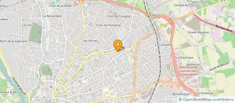 localisation de l'entreprise DACHA  BEZIERS