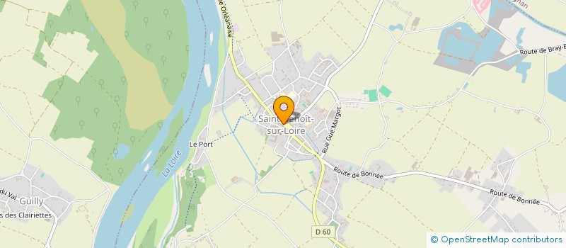 localisation de l'entreprise DACHACHRIS  SAINT-BENOIT-SUR-LOIRE