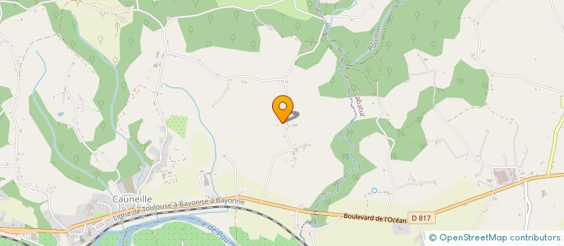 localisation de l'entreprise DACHARY CAUNEILLE  CAUNEILLE