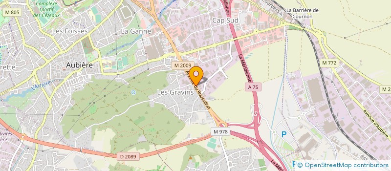 localisation de l'entreprise DACHE AUTOMOBILES à AUBIERE
