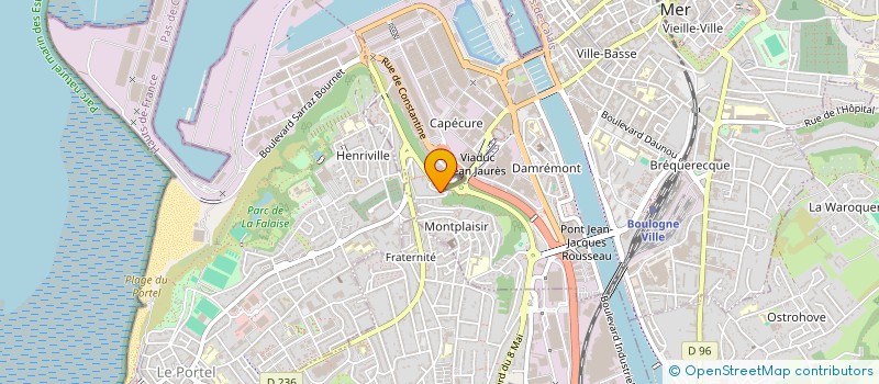 localisation de l'entreprise DACHICOURT  BOULOGNE-SUR-MER