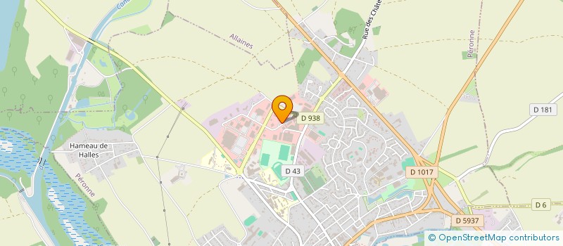 localisation de l'entreprise DACIER à PERONNE