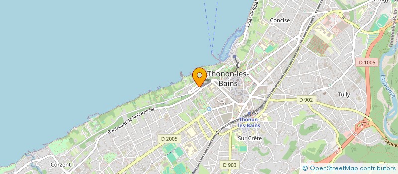 localisation de l'entreprise DACIL  THONON-LES-BAINS