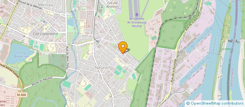 localisation de l'entreprise DACIP à STRASBOURG