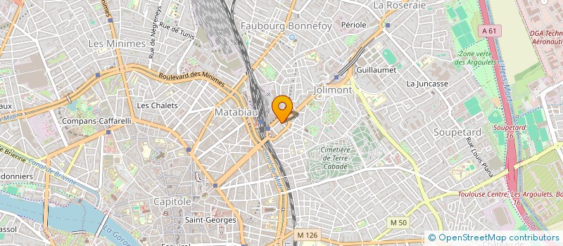 localisation de l'entreprise DACITY  TOULOUSE