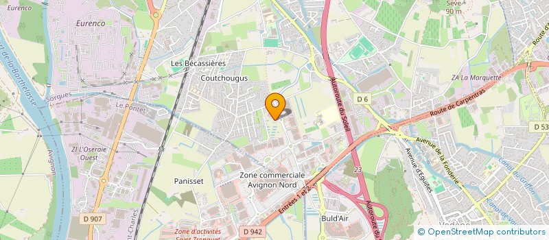 localisation de l'entreprise DACK CONSULTING  SORGUES