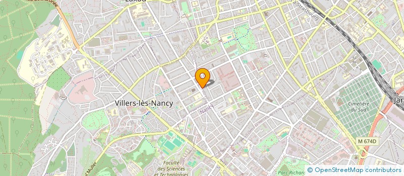 localisation de l'entreprise DACL  NANCY