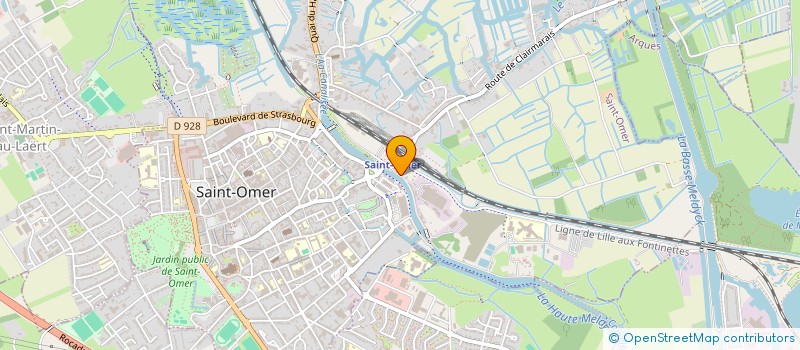 localisation de l'entreprise DACLAC  SAINT-OMER