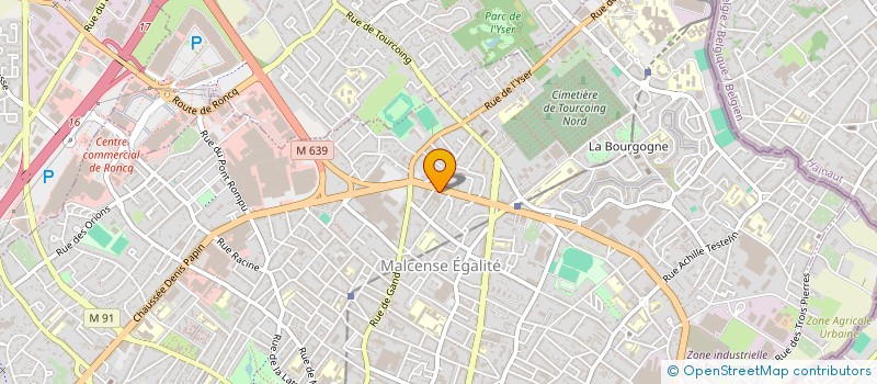 localisation de l'entreprise DACO à TOURCOING
