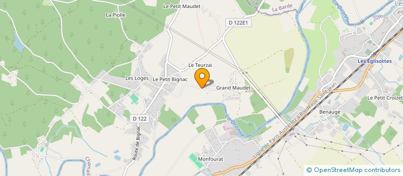 localisation de l'entreprise DACODAC  CHAMADELLE