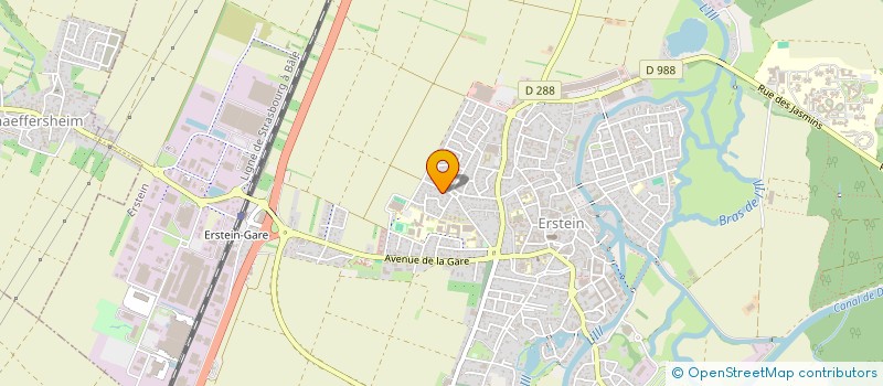 localisation de l'entreprise DACOF  ERSTEIN