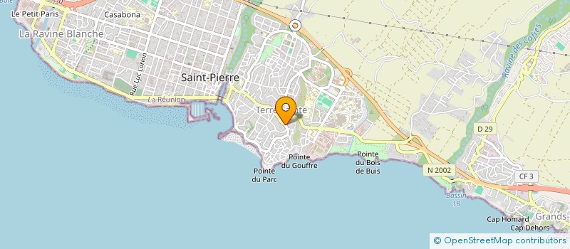 localisation de l'entreprise DACOI à SAINT-PIERRE