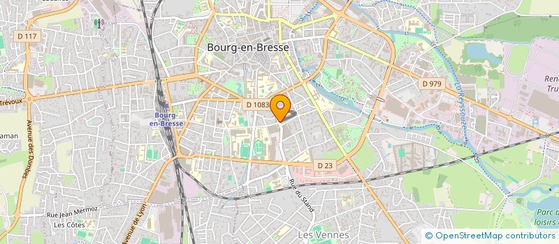 localisation de l'entreprise DACOL-LHOTE  BOURG-EN-BRESSE