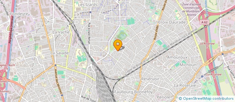 localisation de l'entreprise DACOMA à TOULOUSE