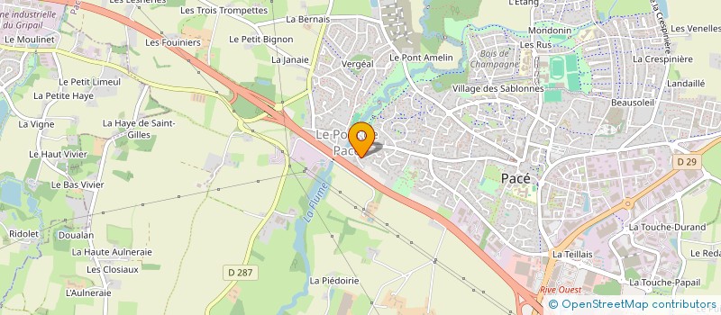 localisation de l'entreprise DACOREN à PACE
