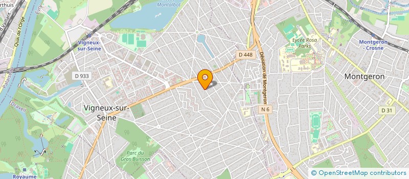 localisation de l'entreprise DACOSI à VIGNEUX-SUR-SEINE