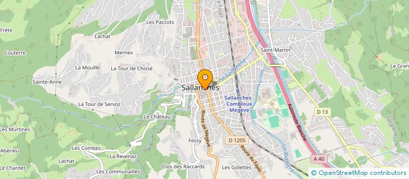 localisation de l'entreprise DACOSIMO à SALLANCHES