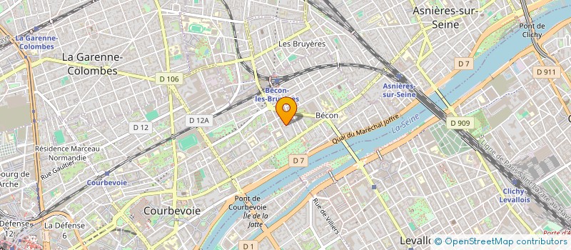 localisation de l'entreprise DACOSTA-NOBLE /VALLET à COURBEVOIE