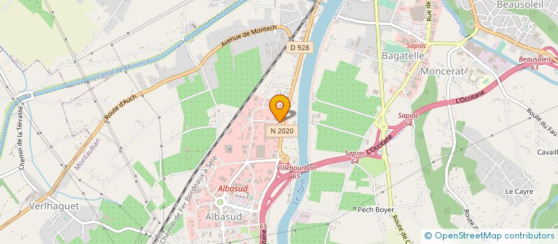 localisation de l'entreprise DACOTA SUD OUEST à MONTAUBAN