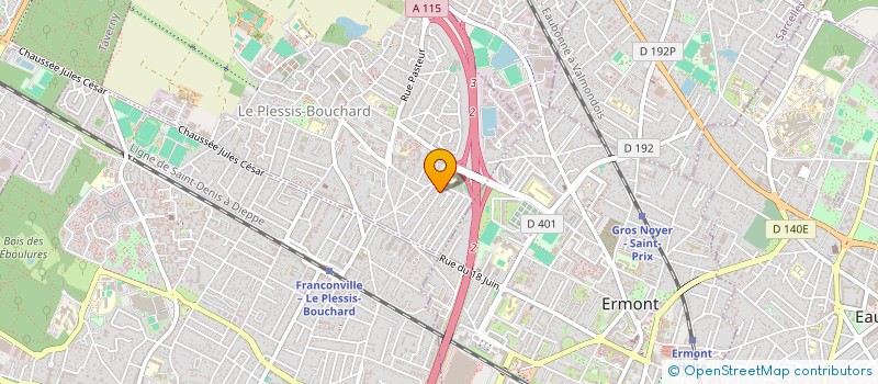 localisation de l'entreprise DACOTEC  LE PLESSIS-BOUCHARD